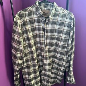 Buckhorn River Brown Plaid Button Up Shirt
